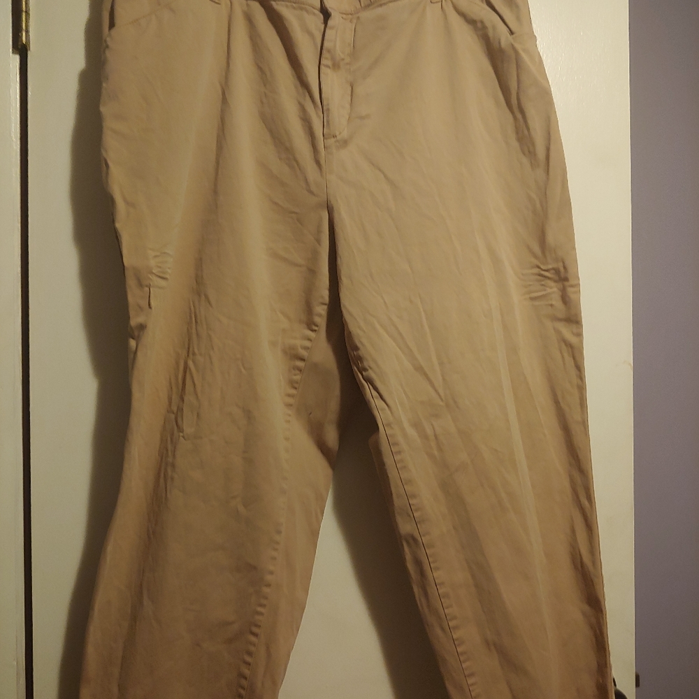 Straight leg khakis